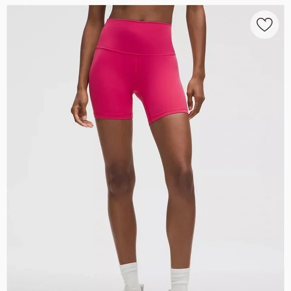 NWT Lululemon Align High-Rise Short 6in Raspberry Coulis Sz 10 - Picture 5 of 6